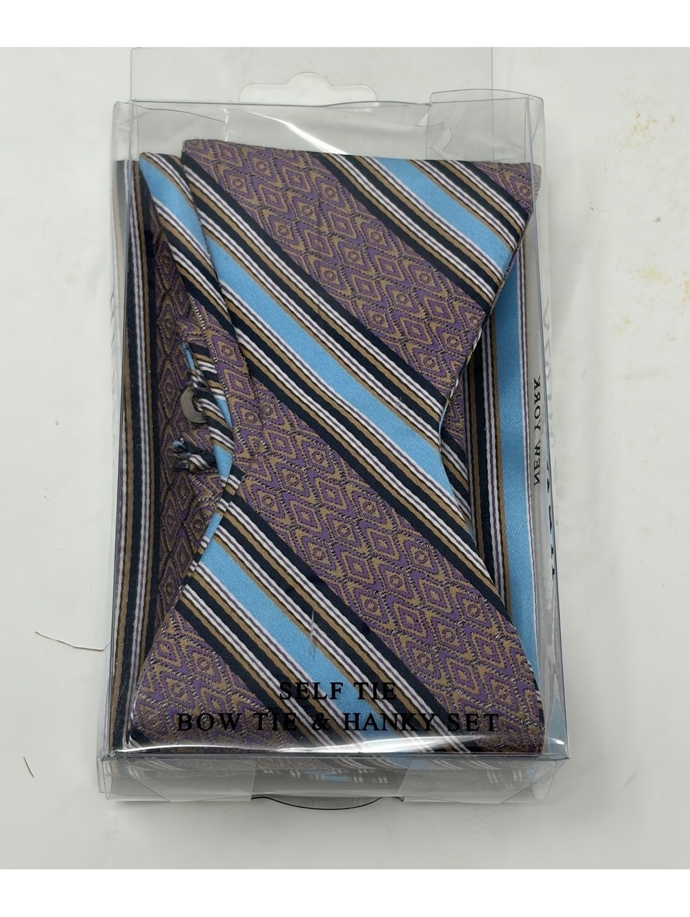 Lavender Striped Tie